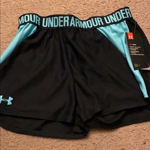 Under armor teal shorts new xs